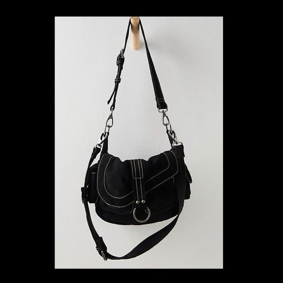 Free People Wylie Suede Saddle Bag  *NWT* - Picture 2 of 9
